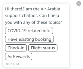 air arabia contact